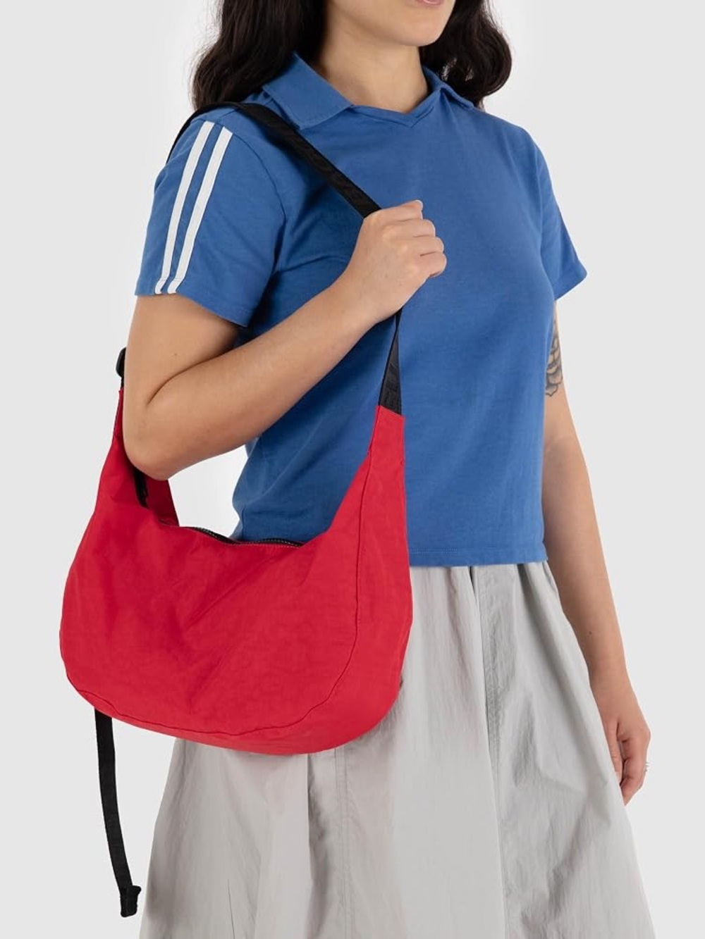 Baggu Medium Crescent Bag - Candy Apple
